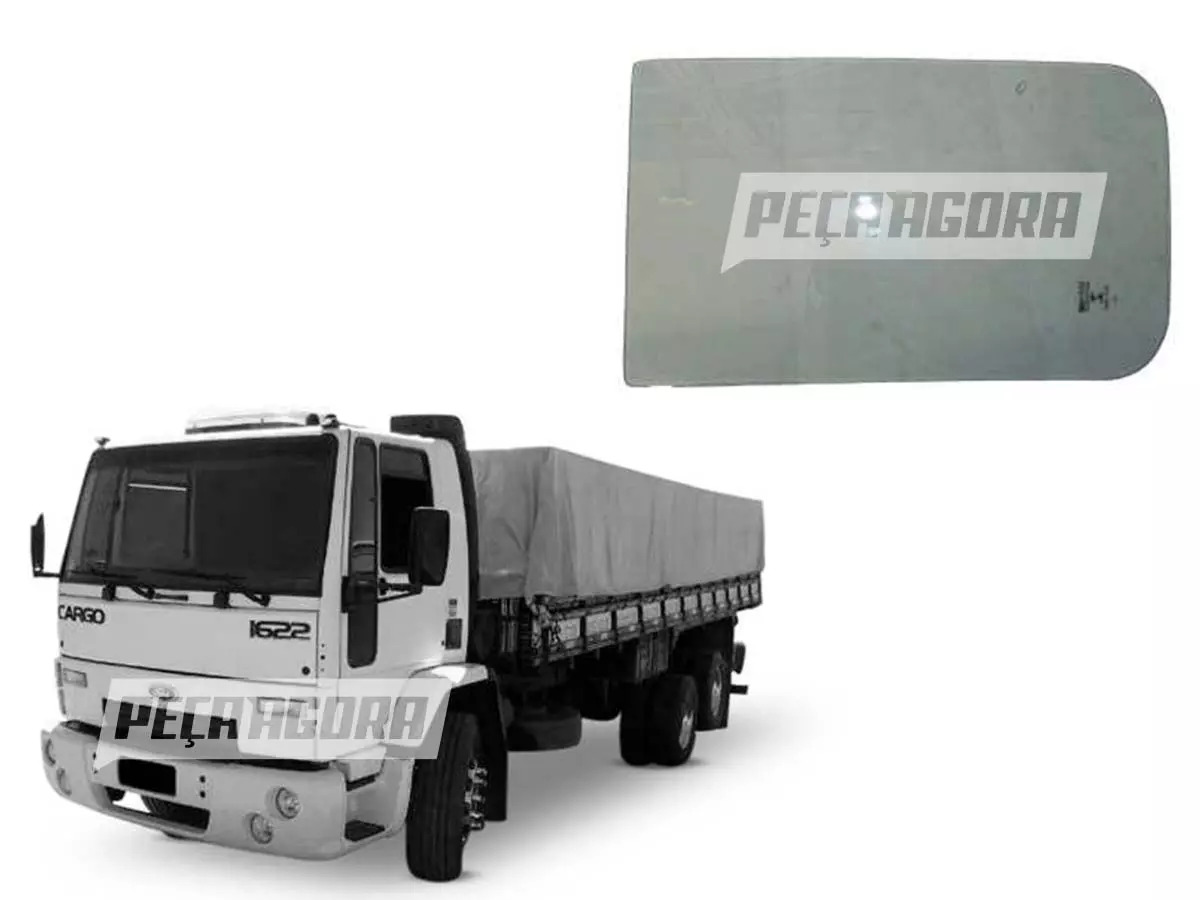 VIDRO INFERIOR FIXO QUEBRA VENTO LE FORD CARGO 1215 1415 1617 1622 3530 4030 (1C