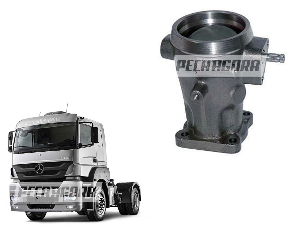 FREIO MOTOR COM CURVA MB MERCEDES BENZ OM906 ATEGO AXOR 2826 1620E 2423B 2423K (