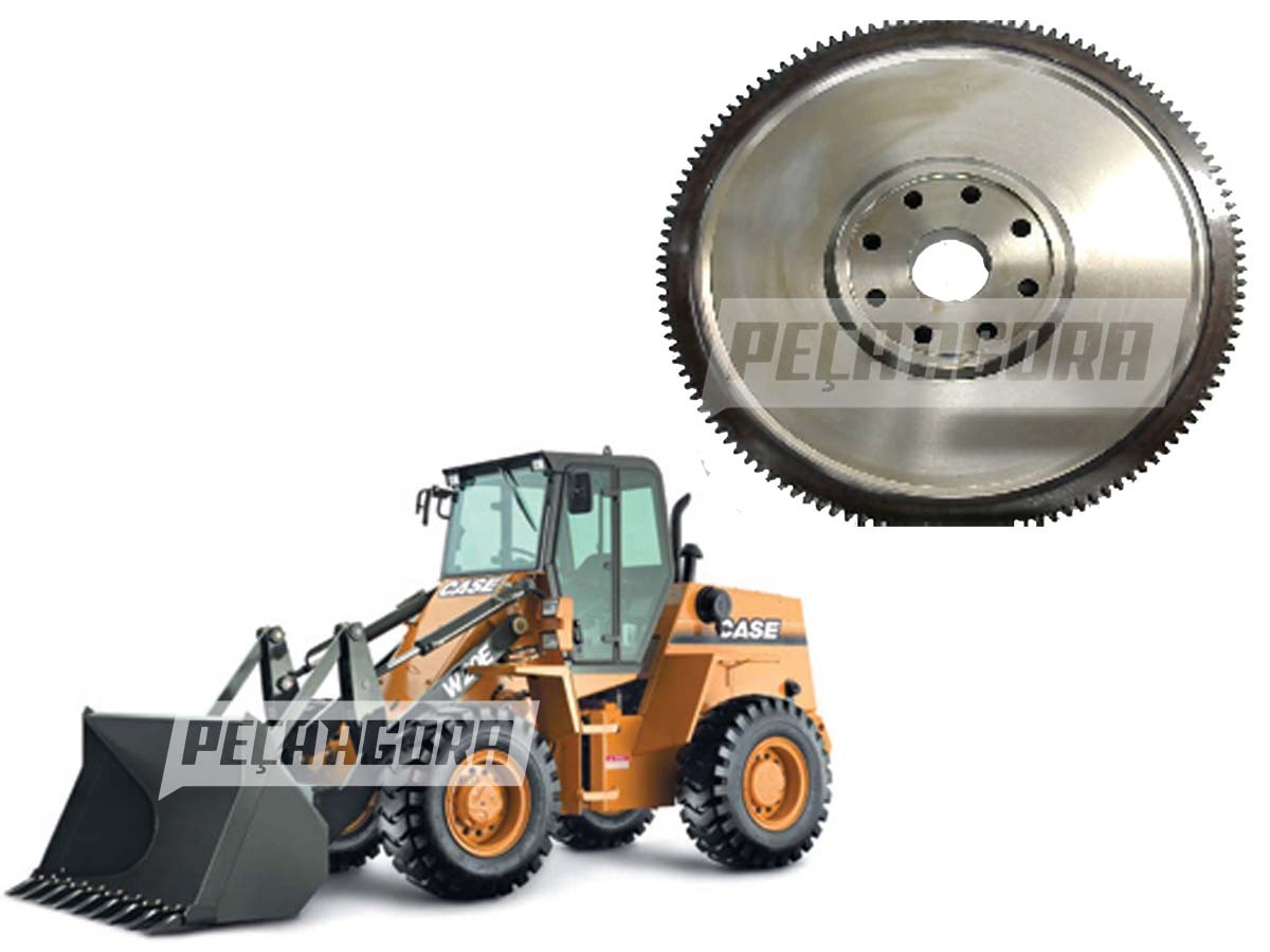 VOLANTE DO MOTOR MERCEDES OM 352 16 FUROS MICHIGAN 75III 75HD 55A 45C 55C CASE W