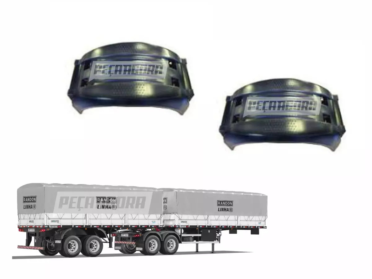 PAR PARALAMA PLASTICO CARRETA RANDON 2008 EM DIANTE INJETADO (P.208009067V)