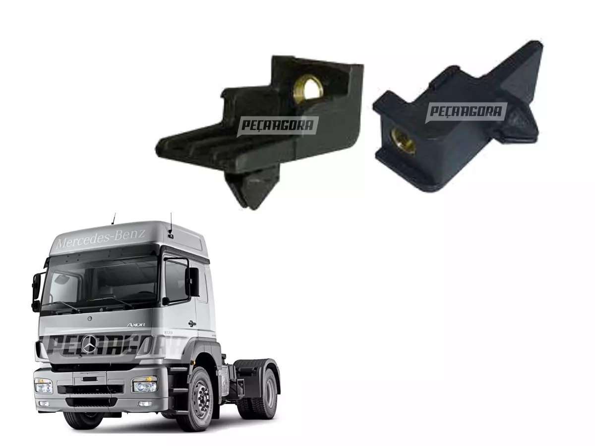 PAR SUPORTE FAROL SUPERIOR INFERIOR MB AXOR 1933 (K.9408260013-9408260113.)