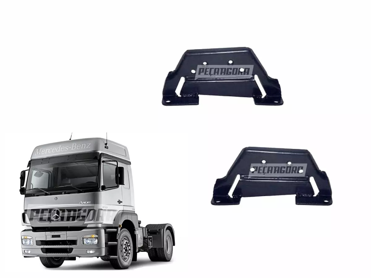 PAR SUPORTE FAROL MILHA MB MERCEDES BENZ AXOR LD LE  (K.9418802375, - 9418802275