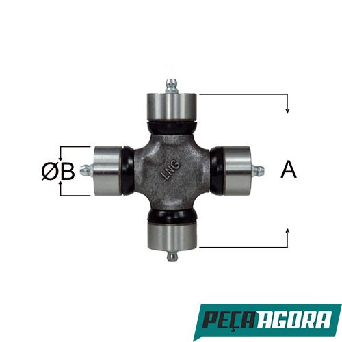 CRUZETA CARDAN 81,8X27 MM FORD ALFA ROMEO GM VW IVECO  (B6D7039A-93160322-299495