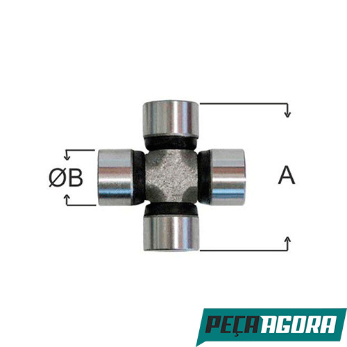 CRUZETA CARDAN FORD  GM GENERAL MOTORS LADA LAIKA PASSEIO (BD0M4635A)