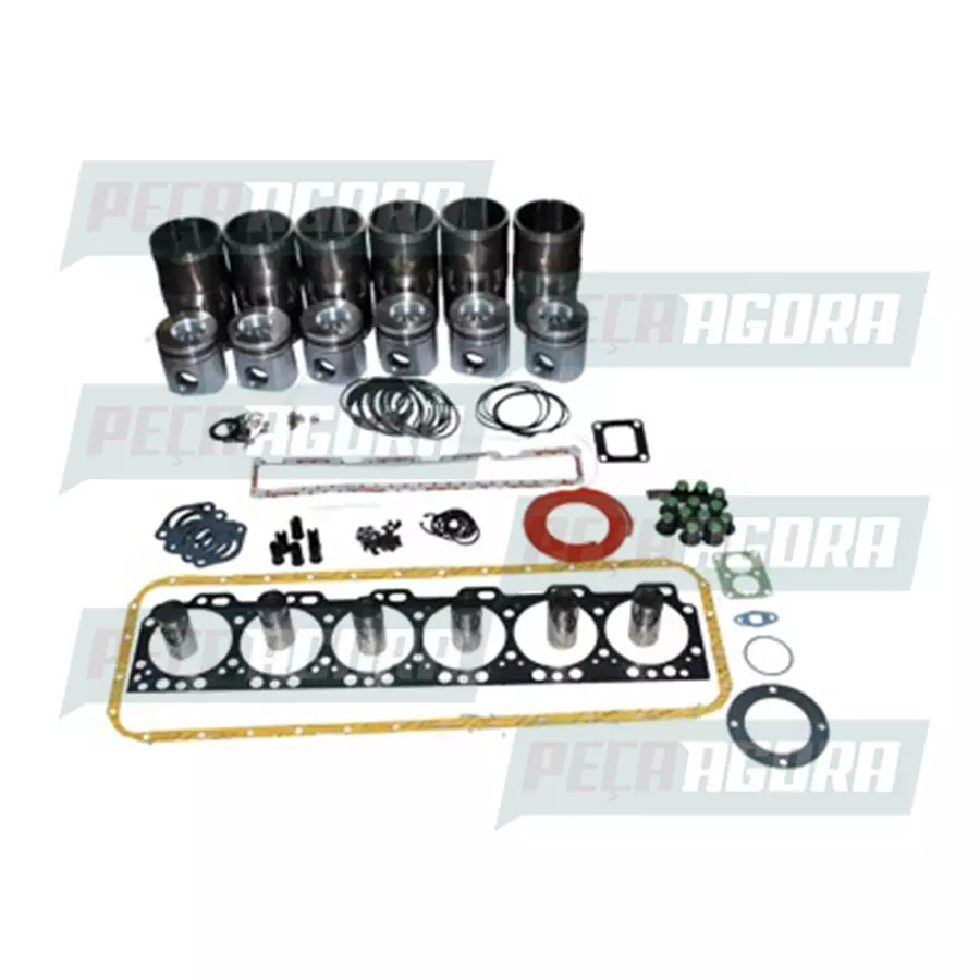 KIT MAX FORCA MOTOR CUMMINS 6CTAA 8.3 C2000 PISTAO 9564 CARGO 2322 2422 2622 142