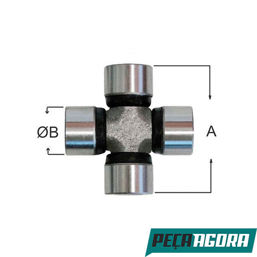 CRUZETA CARDAN A 77,40 B 24,00 MB MERCEDES BENZ DIVERSAS (HCZ268)