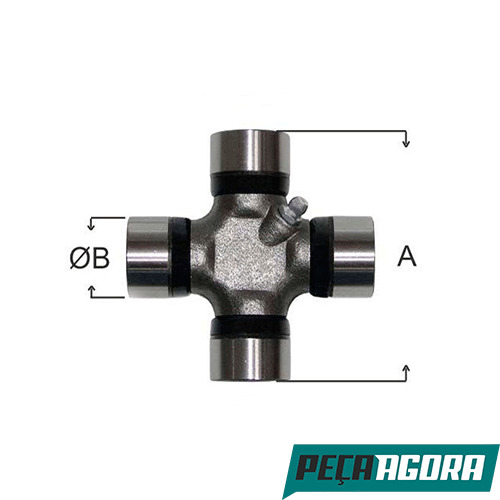 CRUZETA CARDAN A 80,00 B 27,00 HYUNDAI VAN H100/ HR 2,5 (4914043001)