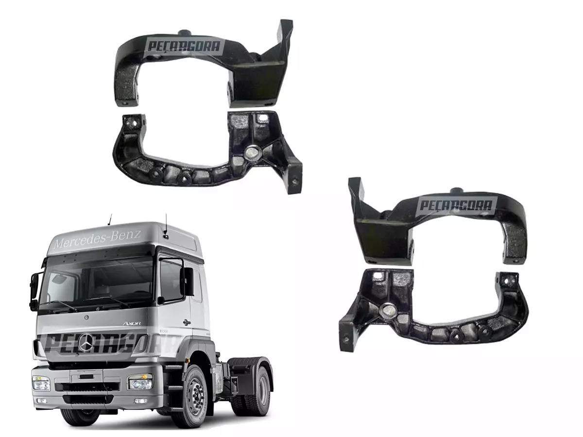 PAR SUPORTE FAROL MB AXOR 1933 2533 2625 2628 2831 (K.9408851331-9408851231)