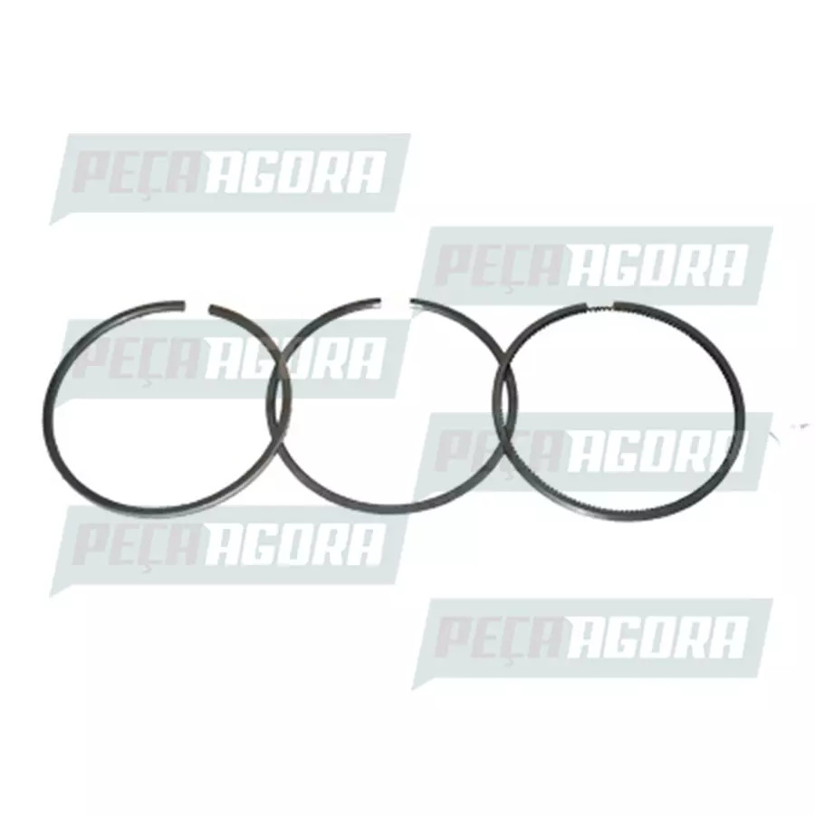 ANEL PISTAO DO MOTOR STD 88MM MB ACCELO 715C OM612 3 CANALETAS (6110300024)
