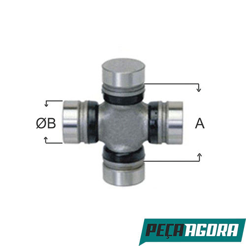 CRUZETA CARDAN A 52,80 B 30,10 FORD F 1000 TURBO  CBT JEEP  (2SF400075)