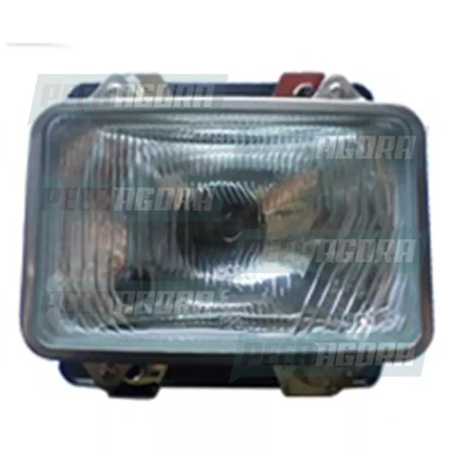 FAROL BAIXO LE H4 MB 1113 1313 1513 2013 2213 1518 1519 CARA PRETA COM MOLDURA (