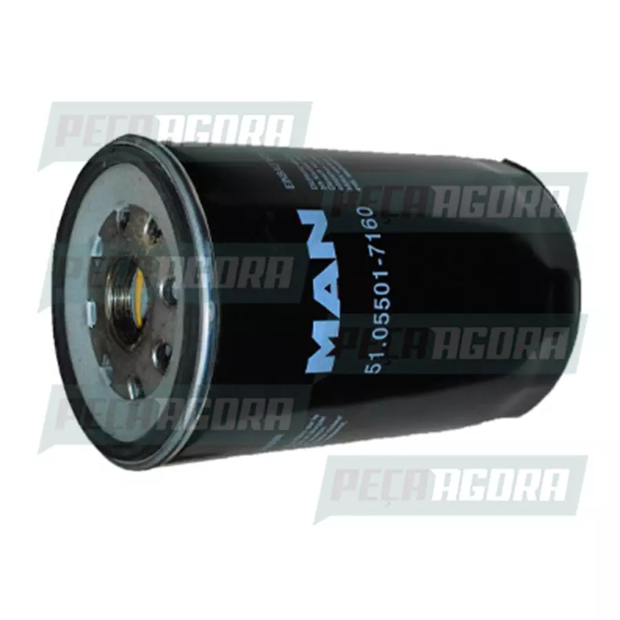 FILTRO LUBRIFICANTE VW 15190 17230 ONIBUS MOTOR MAN VOLKSWAGEN (07W115561,)