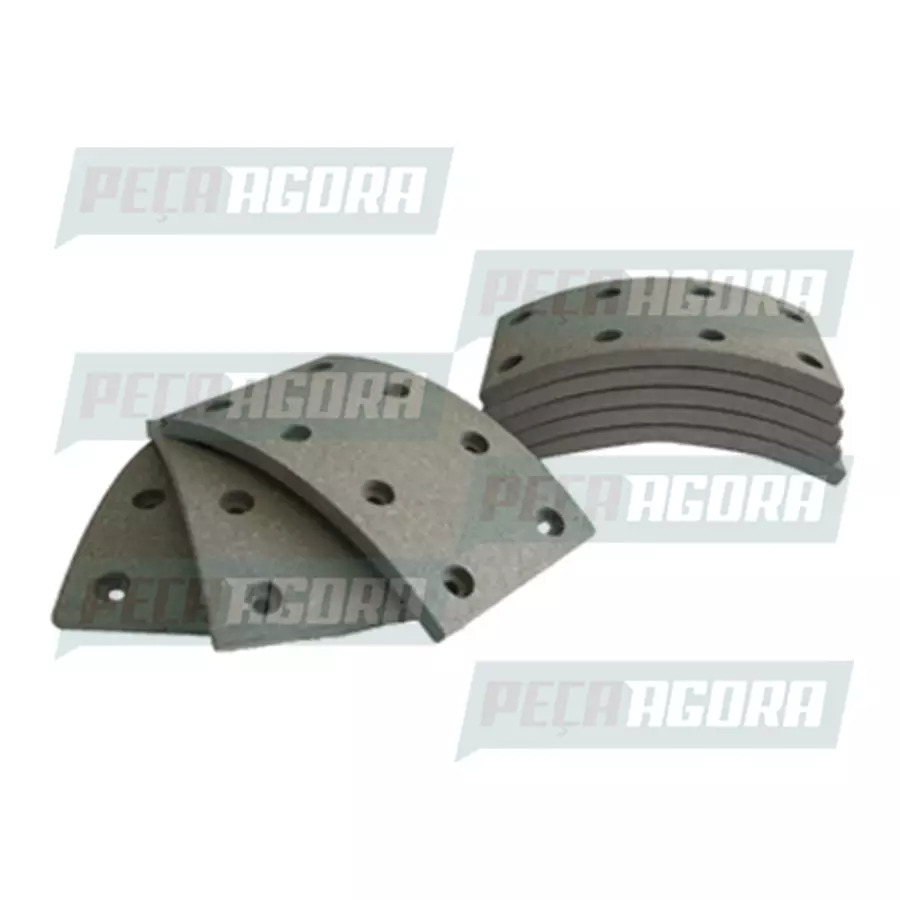 LONA FREIO DIANTEIRA/TRASEIRA FREIO HI MB 1111 1113 USA REBITE 8X16 (MB176,)