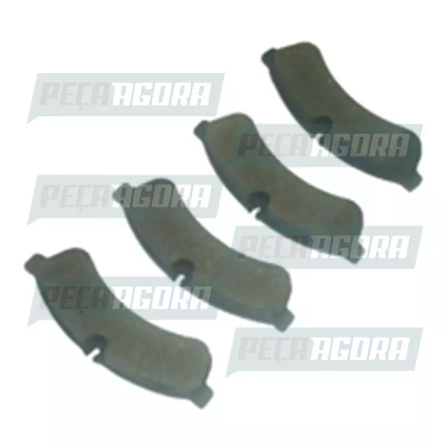 PASTILHA DE FREIO TRASEIRO PARA IVECO DAILY 70C16 70C17 TODAS 2008 EM DIANTE (42