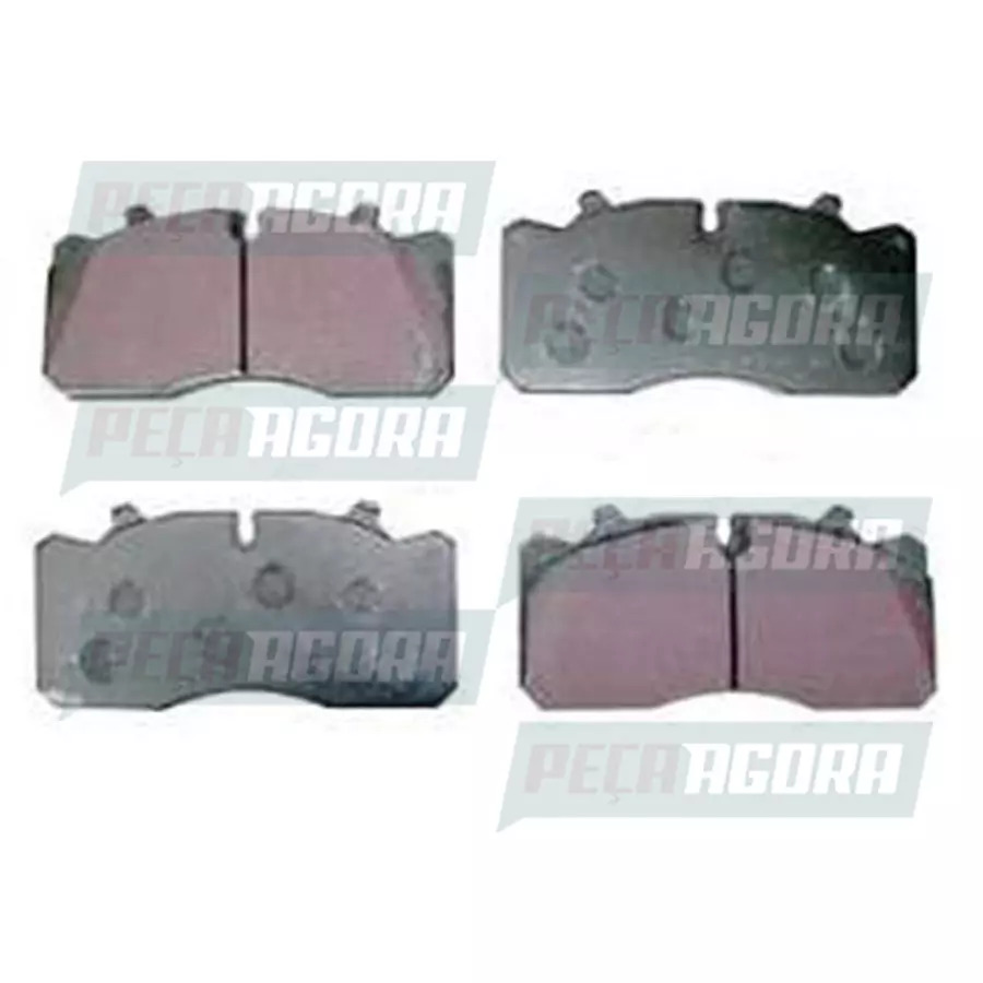 PASTILHA FREIO DIANTEIRA SEM ALARME SISTEMA PERROT MB 712 LO812 LO814 914 915E (
