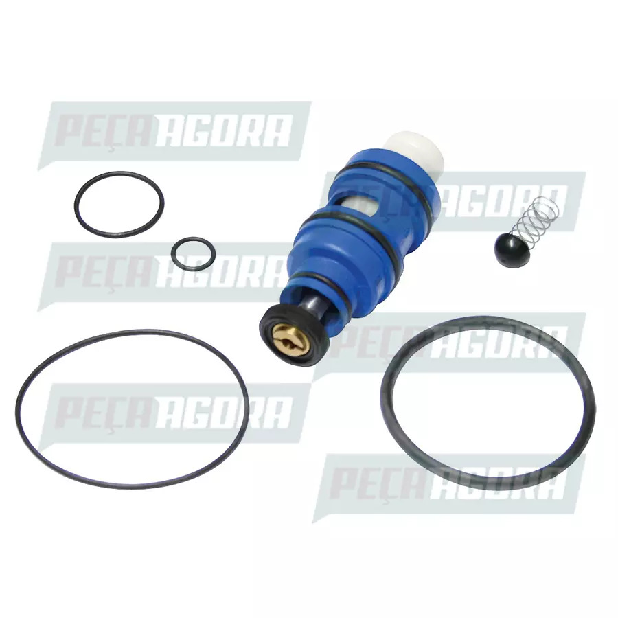 REPARO VALVULA RE 4A 3 SAIDAS PRE MONTADO CARRETAS RANDON CORPO PLASTICO (212100