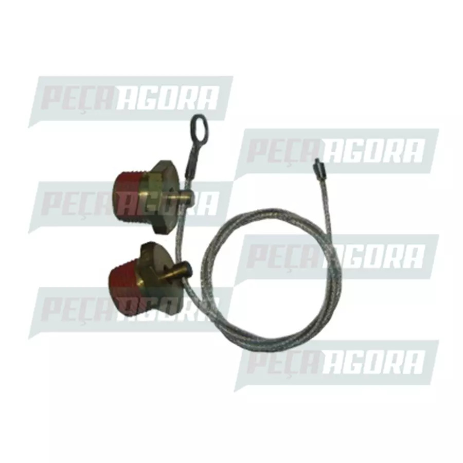 VALVULA DE DRENAGEM 1/2 14PTF 730MM FORD CARGO 814 815 815S 915 VW 7100 8100 814