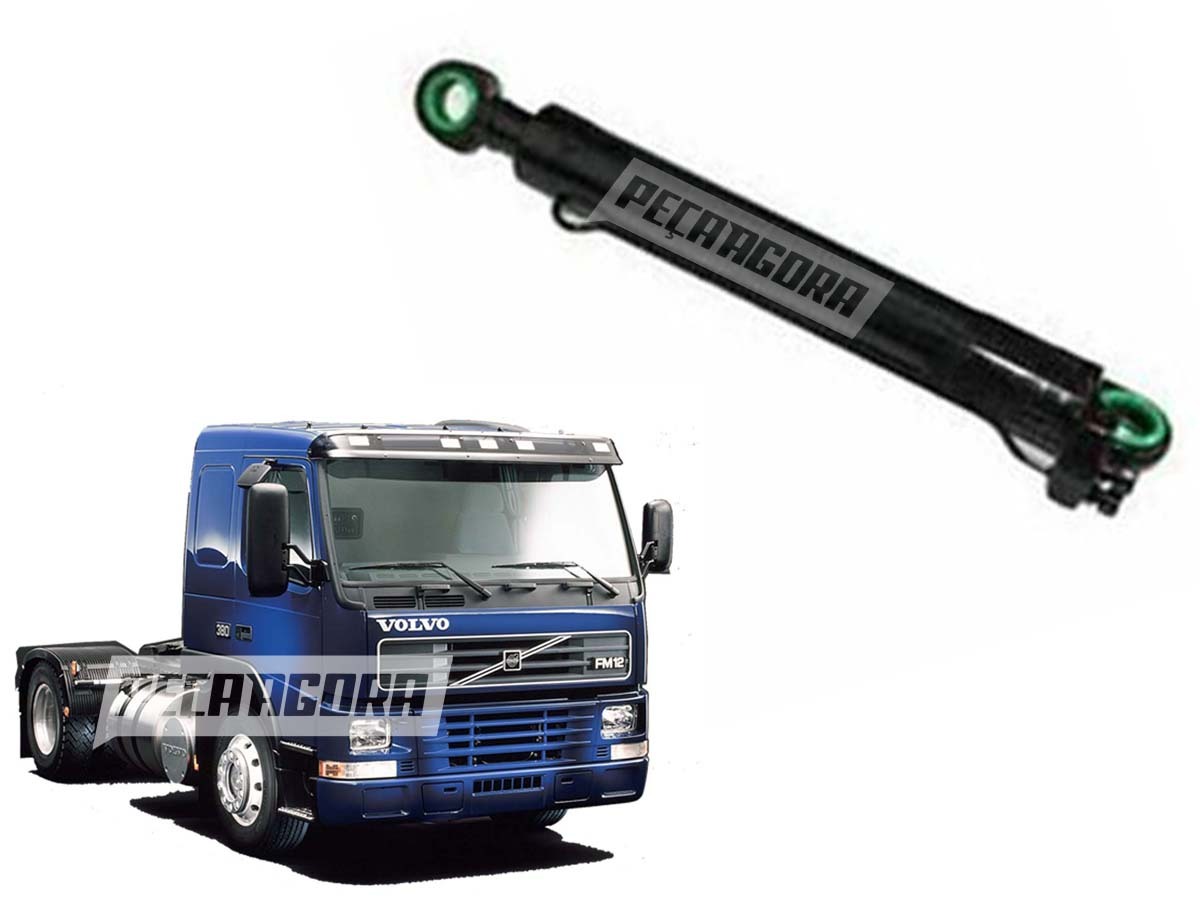 CILINDRO BASCULAMENTO CABINE VOLVO FH D12A CABINE BAIXA (1622235-1082068-1571287