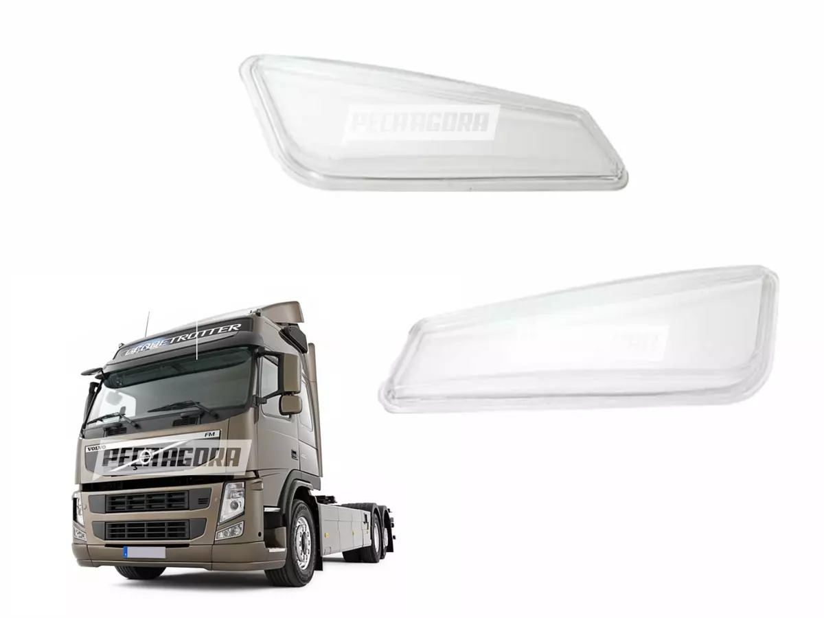 PAR LENTE FAROL AUXILIAR VOLVO FH13 FM13 2010 A 2014 LD LE (P.21120482-21118550)