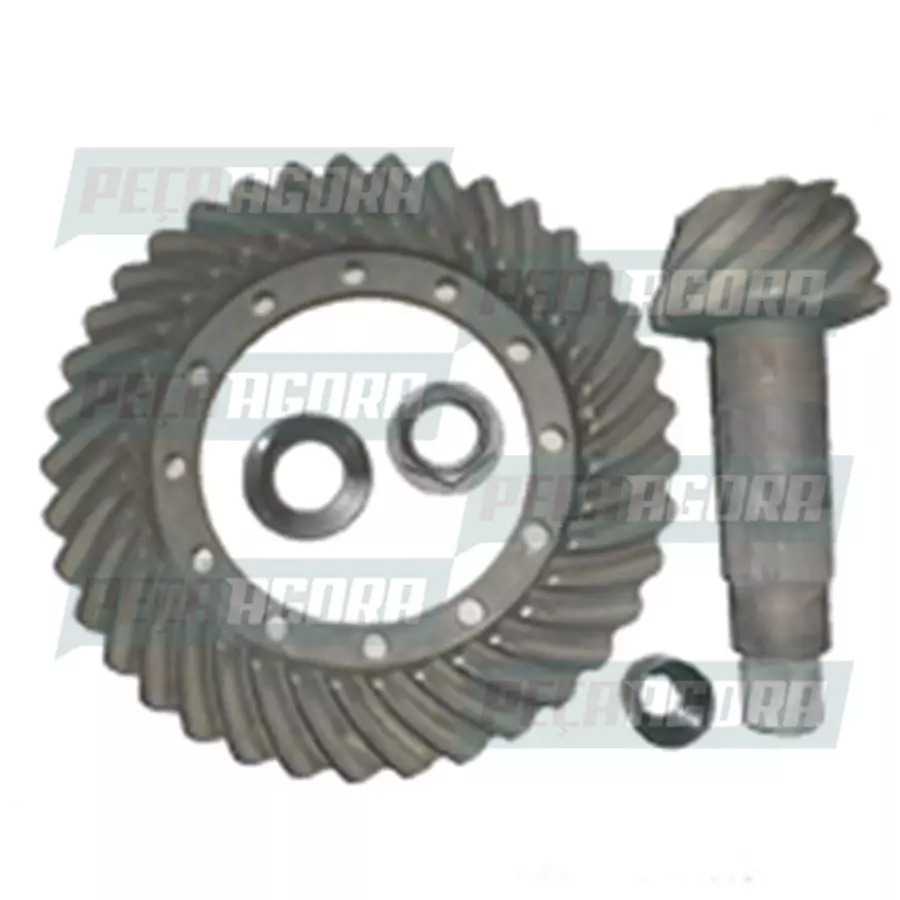 COROA PINHAO 37X8 ANTERIOR DIFERENCIAL RD23145 RD145 RAT 4,63 FORD NOVO CARGO 24