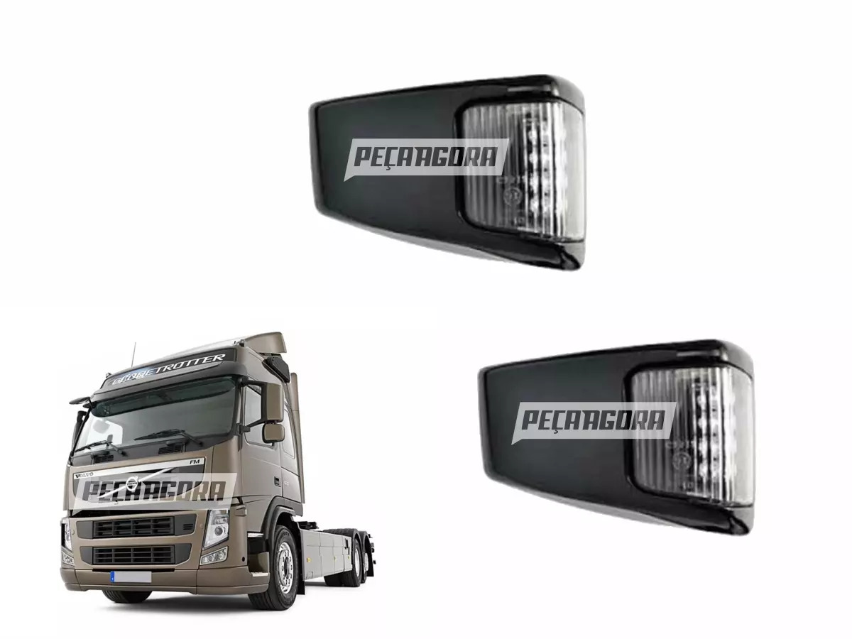 PAR LANTERNA SETA DIANTEIRA VOLVO FH FM 2008... (K.82114500A-82114506A)