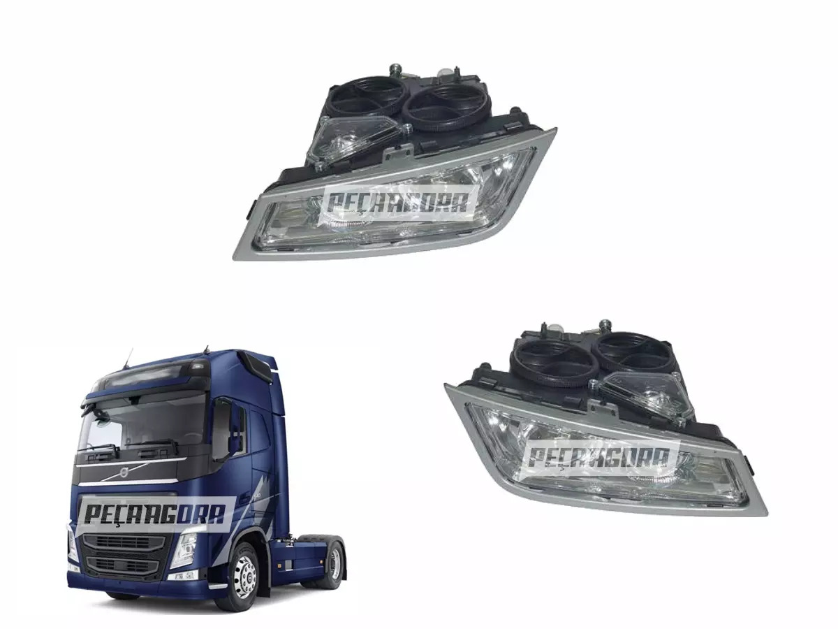 PAR FAROL AUXILIAR NEBLINA LONGO ALCANCE LE LD VOLVO FH12 FH16 (P.21297918)