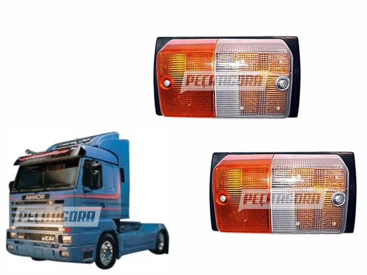 PAR LANTERNA DIANTEIRA PARA SCANIA T113​ R113 R143 (P.526618)