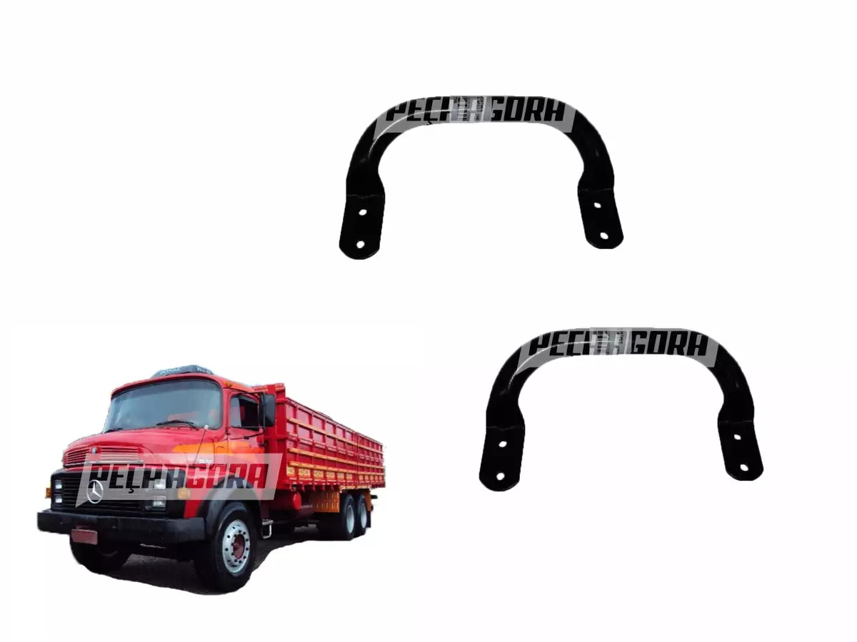CAIXA 2 UNIDADES ALCA APOIO CABINE MB MERCEDES BENZ L1113 1313 1513 2013 CABINE 