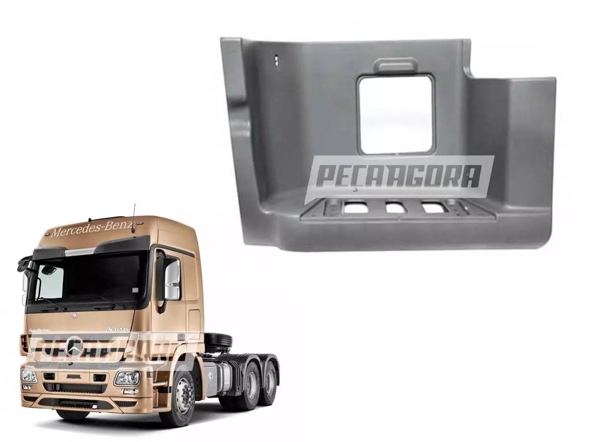 ESTRIBO CABINE INFERIOR LE MB ACTROS TETO BAIXO   ESQUERDO (9436600601B)