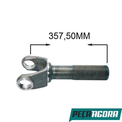 PONTUVA CARDAN ACO PARA IVECO VOLVO FH 12 08/09 CARDAN ENTRE EIXO (L41605)