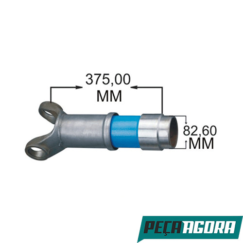 PONTUVA E LUVEIRA CARDAN (CONJUNTO) ACO PARA SCANIA SERIE 4  (L41500)