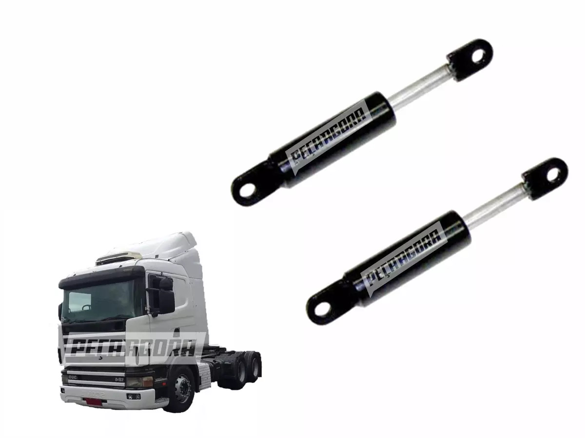 PAR AMORTECEDOR MOLA GAS GRADE PARA SCANIA SERIE 4 P94/114/124 (P.1369553)