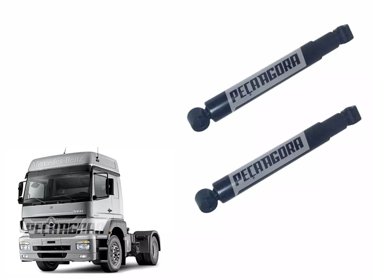 PAR AMORTECEDOR DIANTEIRO MB AXOR ATEGO TODOS FURO 14MM (P.9583231000)