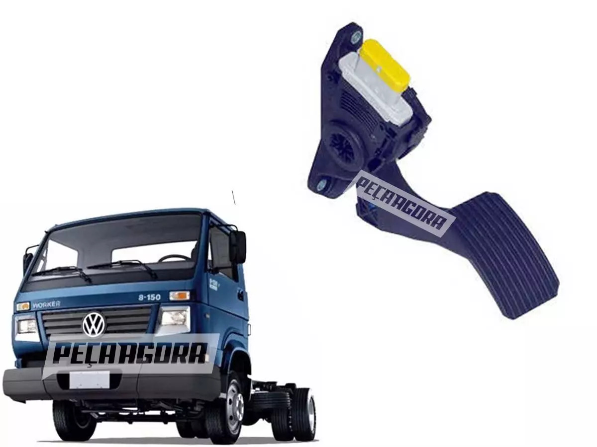 PEDAL ACELERADOR VW 8150 9150 2012 MOTOR MAN MWM CUMMINS 4CIL (2R0721503A)