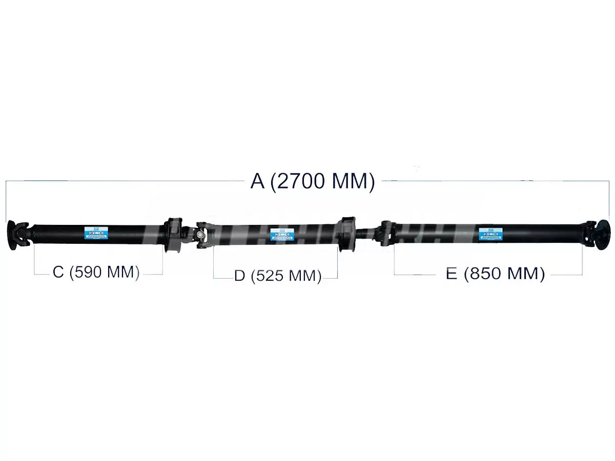 CARDAN COMPLETO 2700MM 3 PARTES MB SPRINTER 324 309CDI 311CDI 313CDI 315CDI  9064106216-L41789D