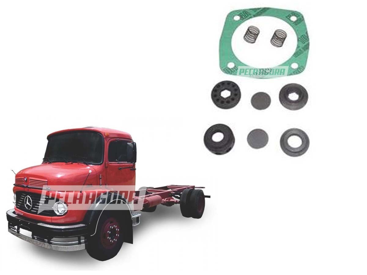 REPARO CABECOTE COMPRESSOR 77MM 1A LINHA MB L1111 L1113 608 LPO1113 O352 LP MERC