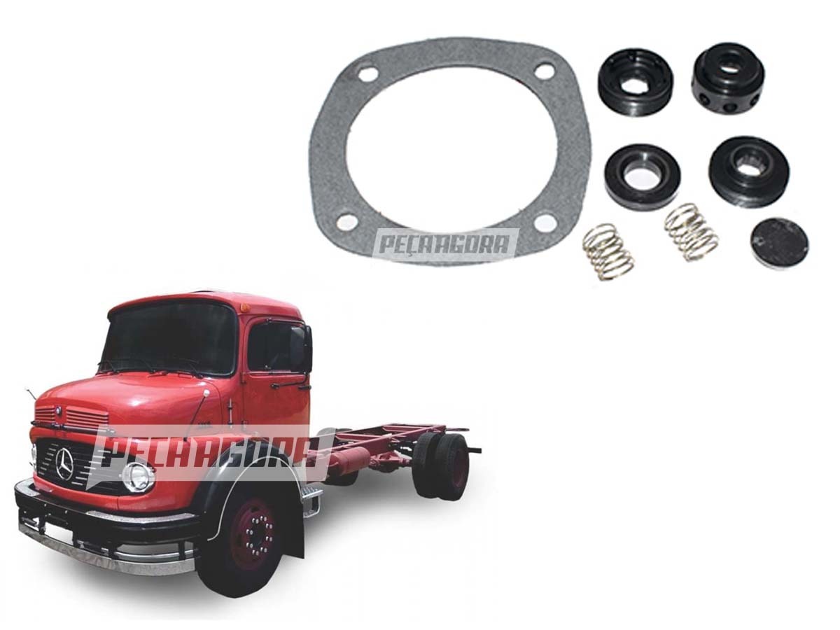 REPARO CABECOTE COMPRESSOR AR MB 608D 1111 1113 MERCEDES BENZ (0445860513-)