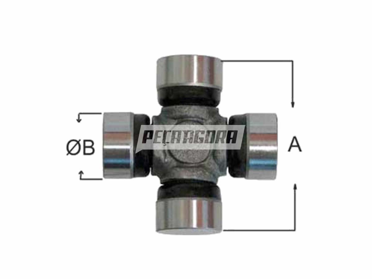 CRUZETA CARDAN A 47,40 B 29,00 TOYOTA HILUX 4X4 437160070