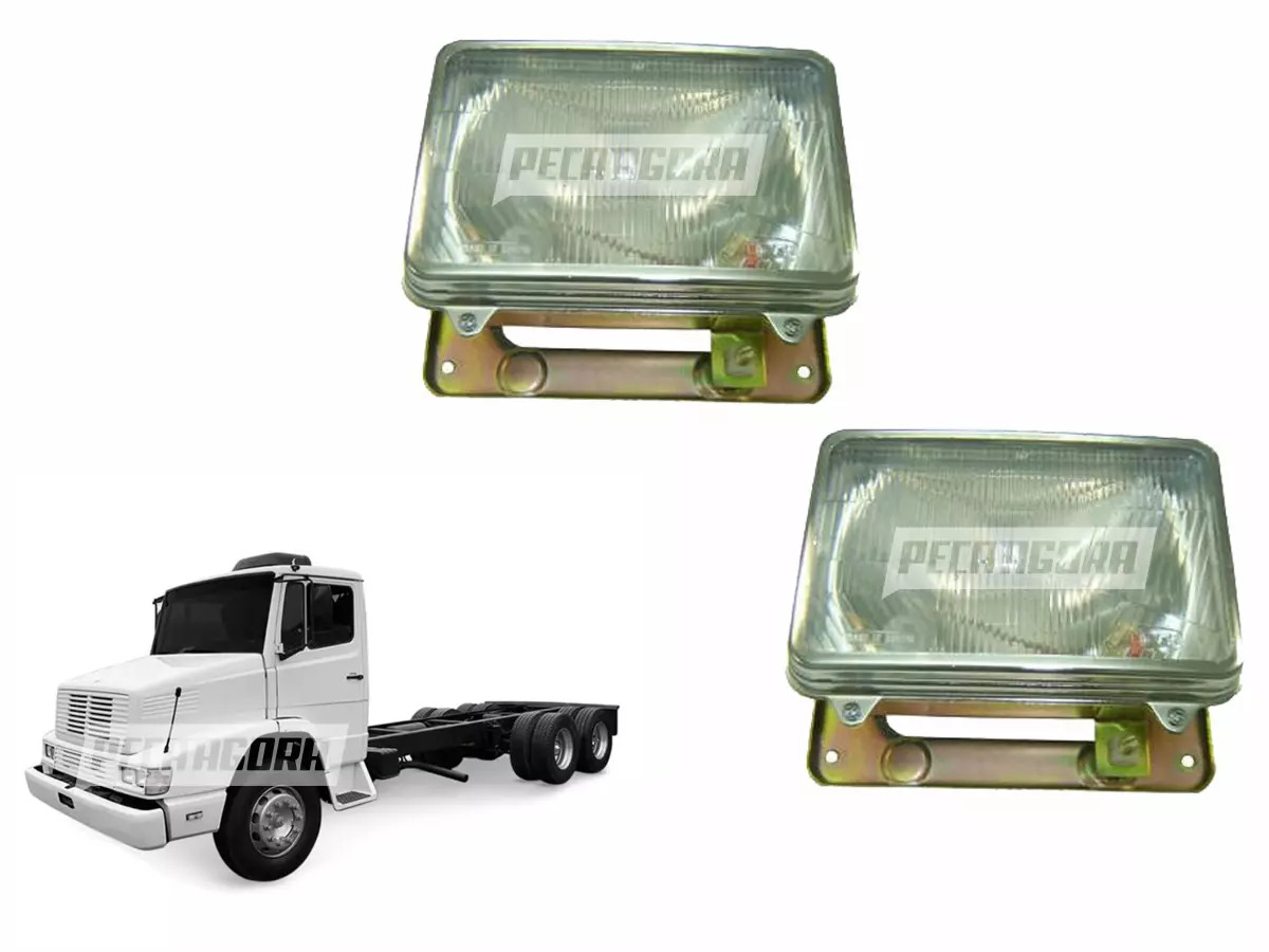 PAR FAROL COM ARO MB   TODOS CARA PRETA LD LE (P.3318208661)