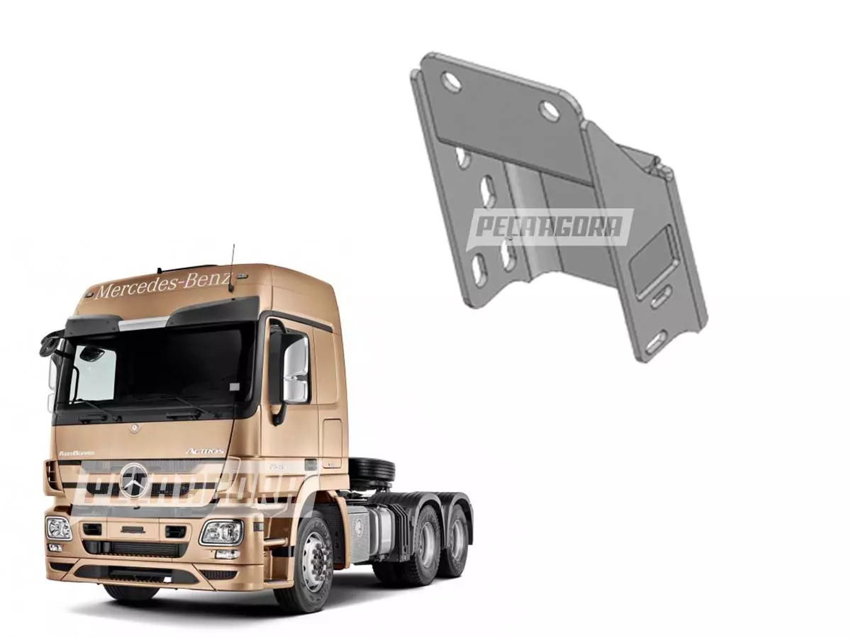 SUPORTE DO ESTRIBO LE MB AXOR ACTROS TODOS   ESQUERDO (9438850136-F3458A)