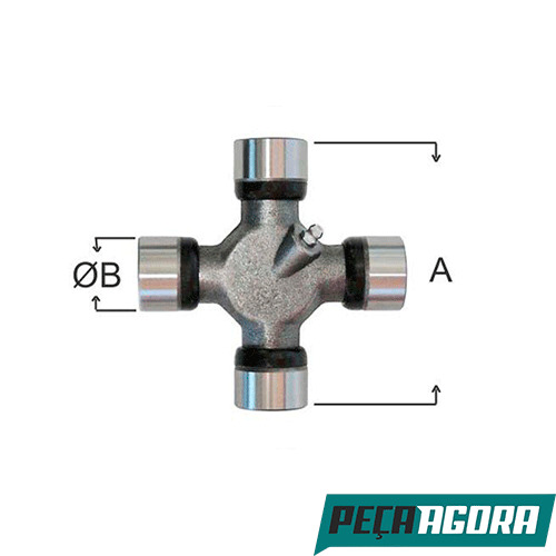 CRUZETA CARDAN PARA IVECO FORD MERCEDES BENZ AGRALE GM VW (WM6CTB42)