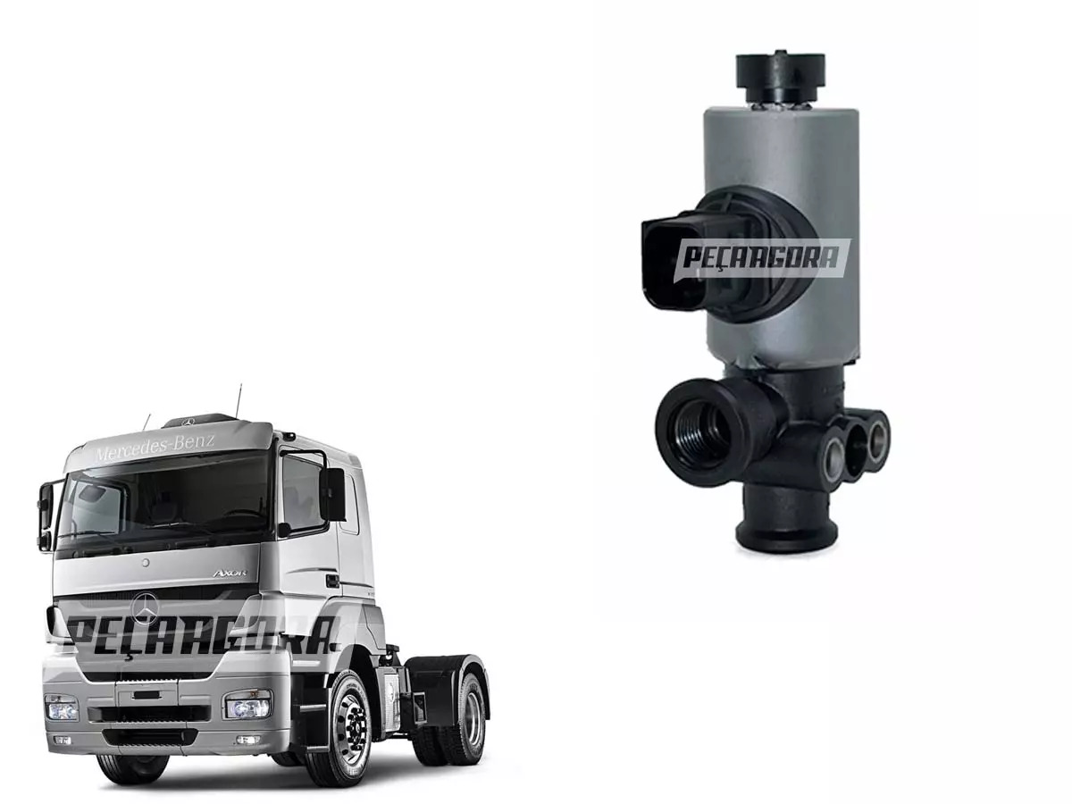 VALVULA PNEUMATICA 3/2 VIAS DESCARGA MB AXOR ACTROS MERCEDES BENZ (0009973512)