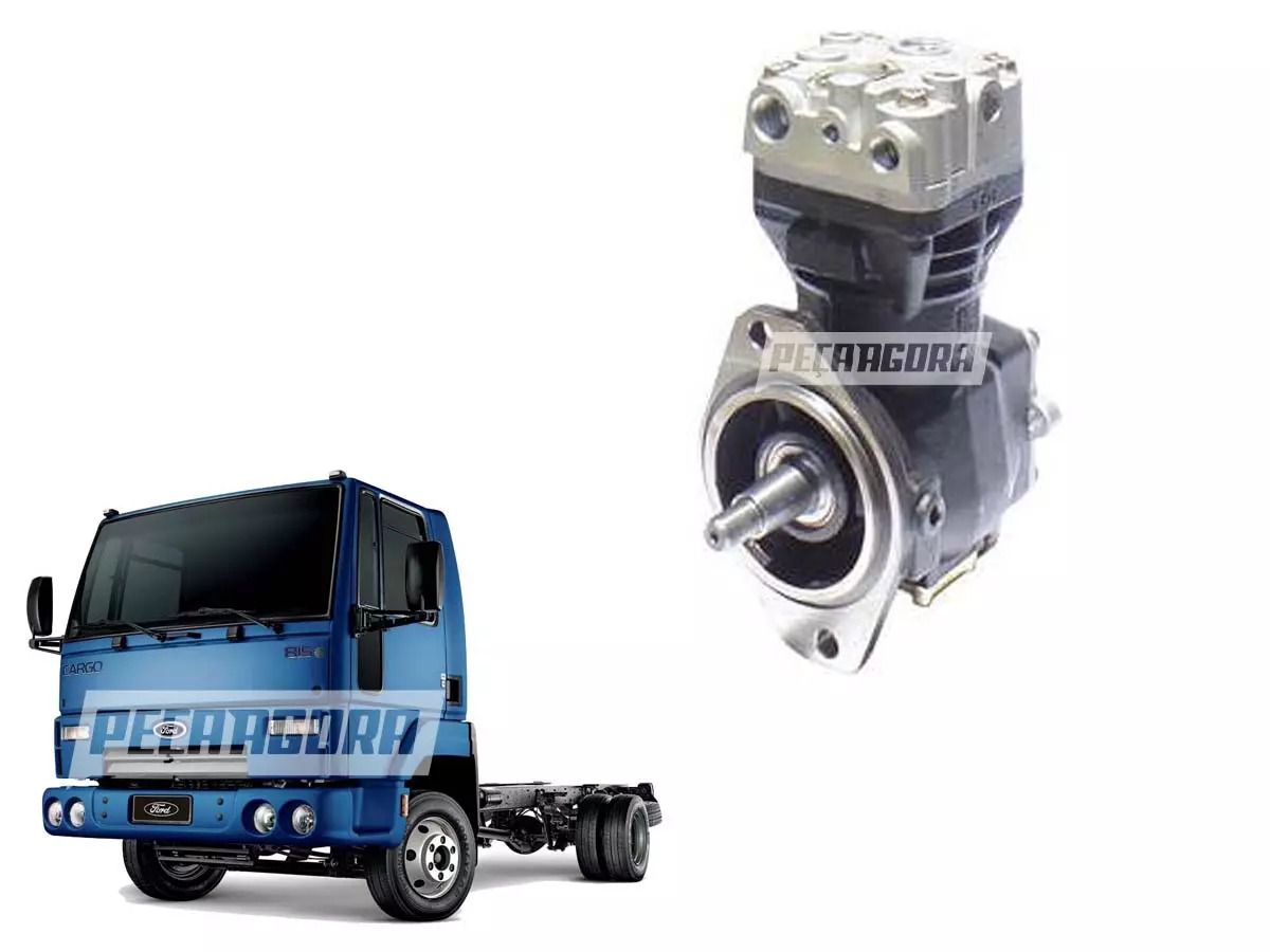 COMPRESSOR DE AR LK 3833 SEB 01586 FORD CARGO 815 MOTOR CUMMINS B 3.9 (SEB01586B