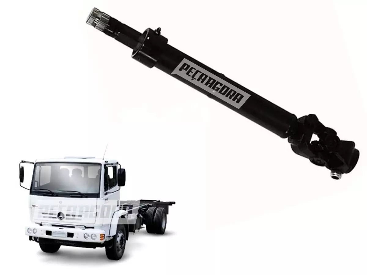 COLUNA DIRECAO 414MM MB 1418 1718 1720 1214C 1215C MERCEDES BENZ (6824607409)