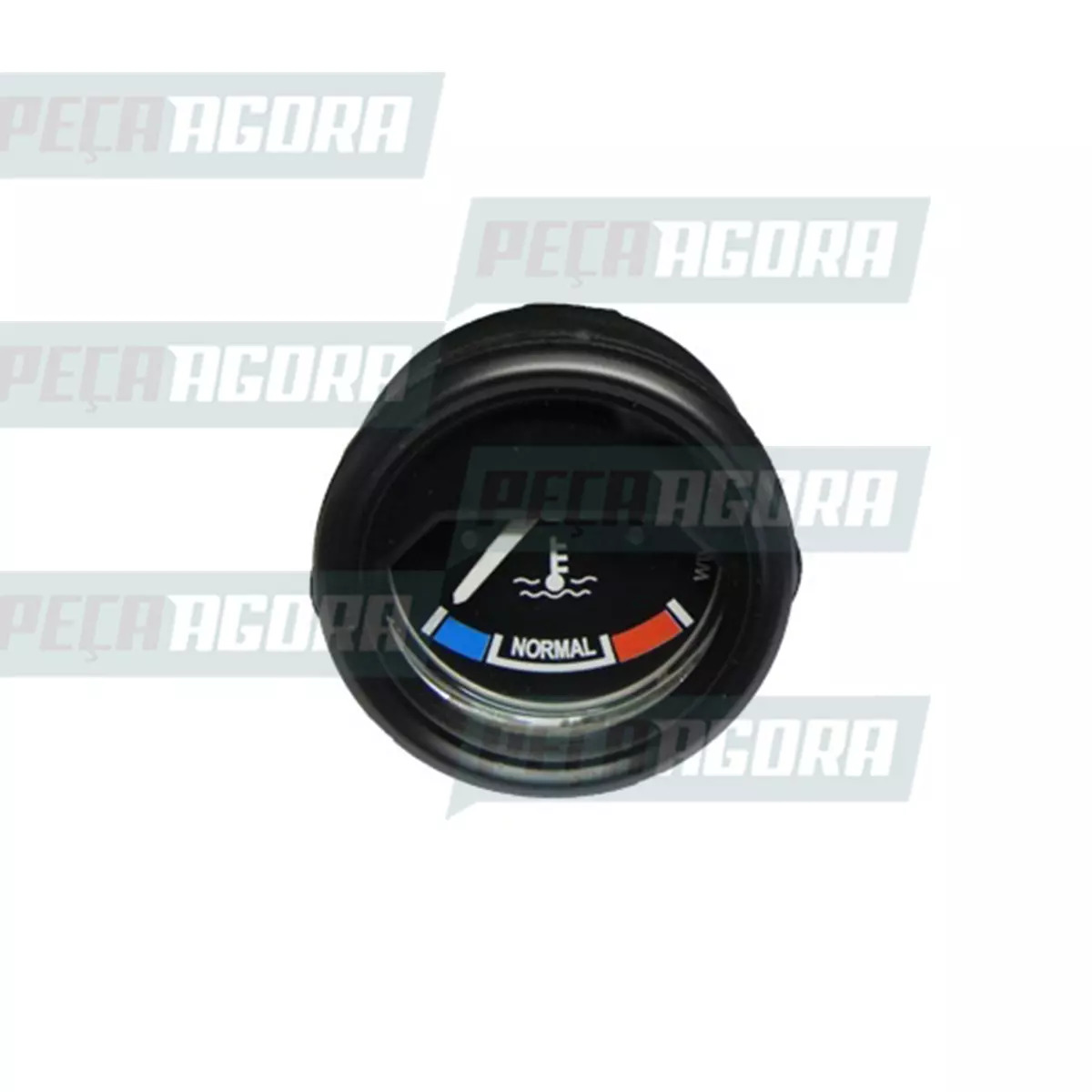 INDICADOR TEMPERATURA FORD CARGO FUNDO PRETO FOSCO IMPRESSAO BRANCA (E5HT10883AA
