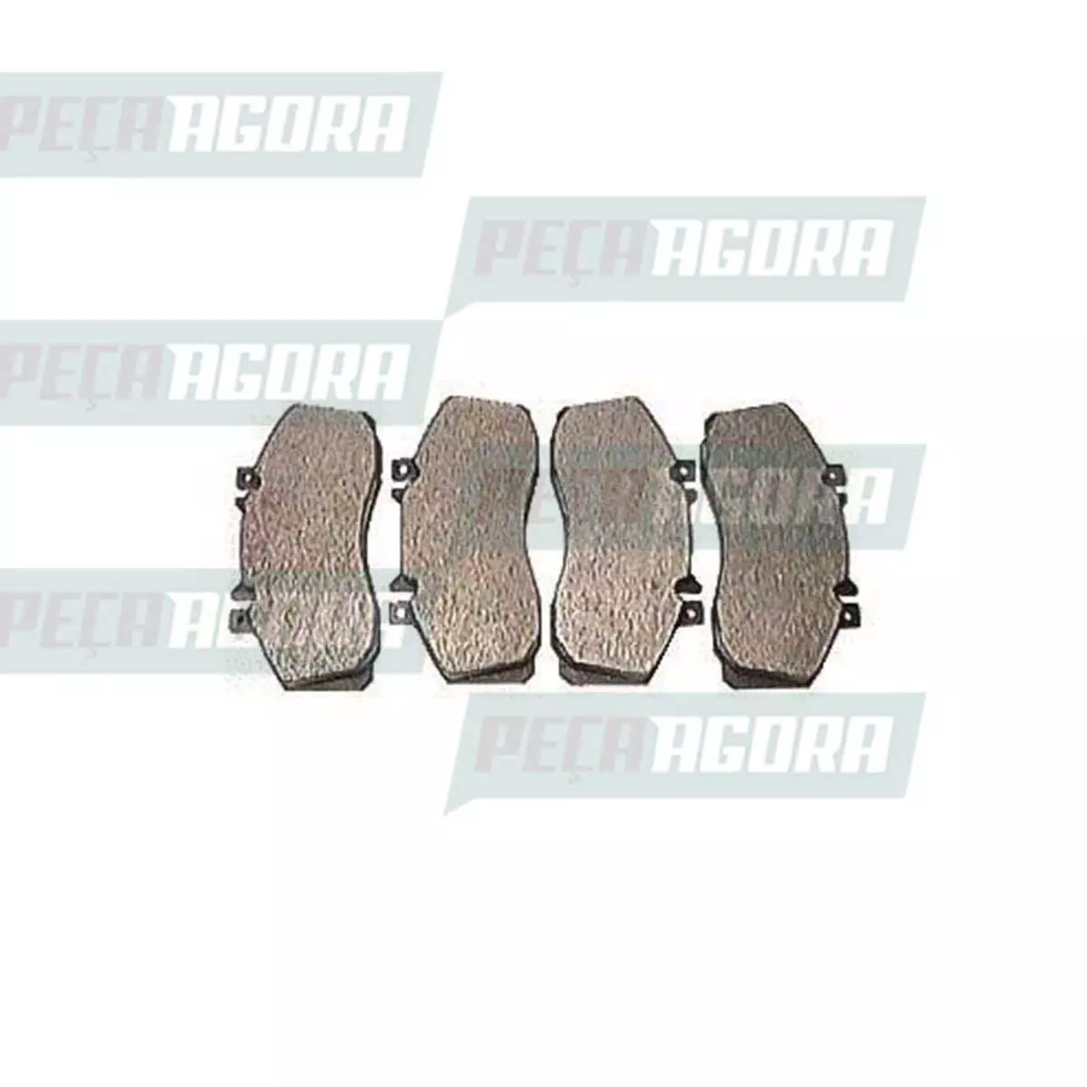 PASTILHA FREIO DIANTEIRA SEM ALARME SISTEMA VARGA MB L709 L812 L912 LO912 L710 L