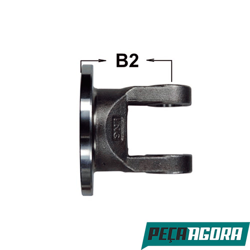 FLANGE JUNTA UNIVERSAL 4 FUROS 8,2MM APLICACAO DIVERSAS (TA186)