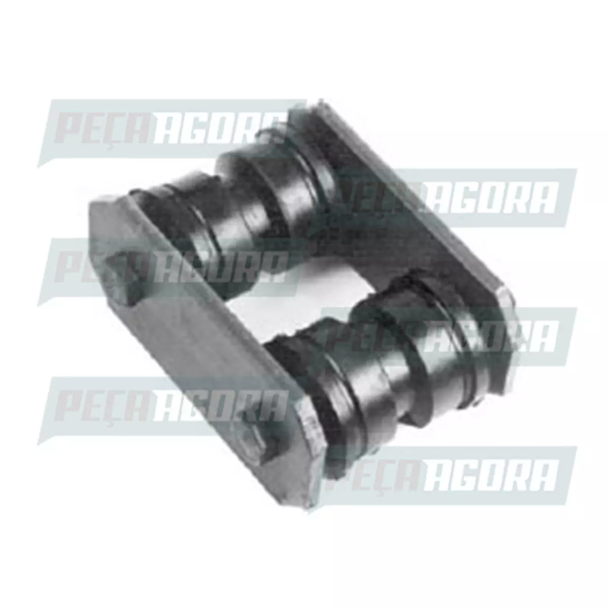 JUMELO MOLA DIANTEIRA COM BUCHA BORRACHA PARAFUSO MB 709 A 912 (6673220020,)