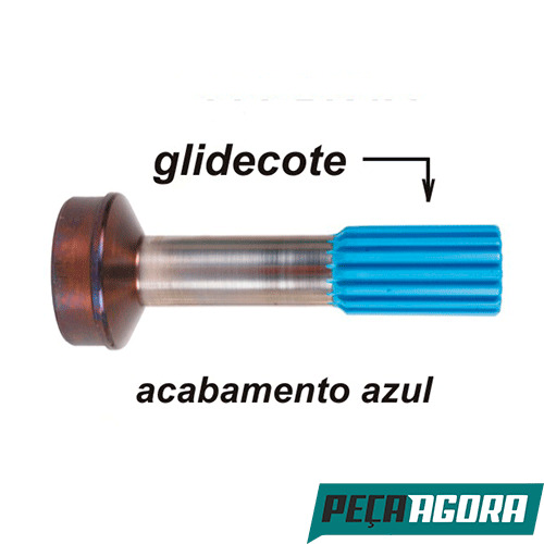 PONTEIRA CARDAN FORD 1723 VW 17280 24280 TRASEIRA 16 ESTRIAS VW (640521)