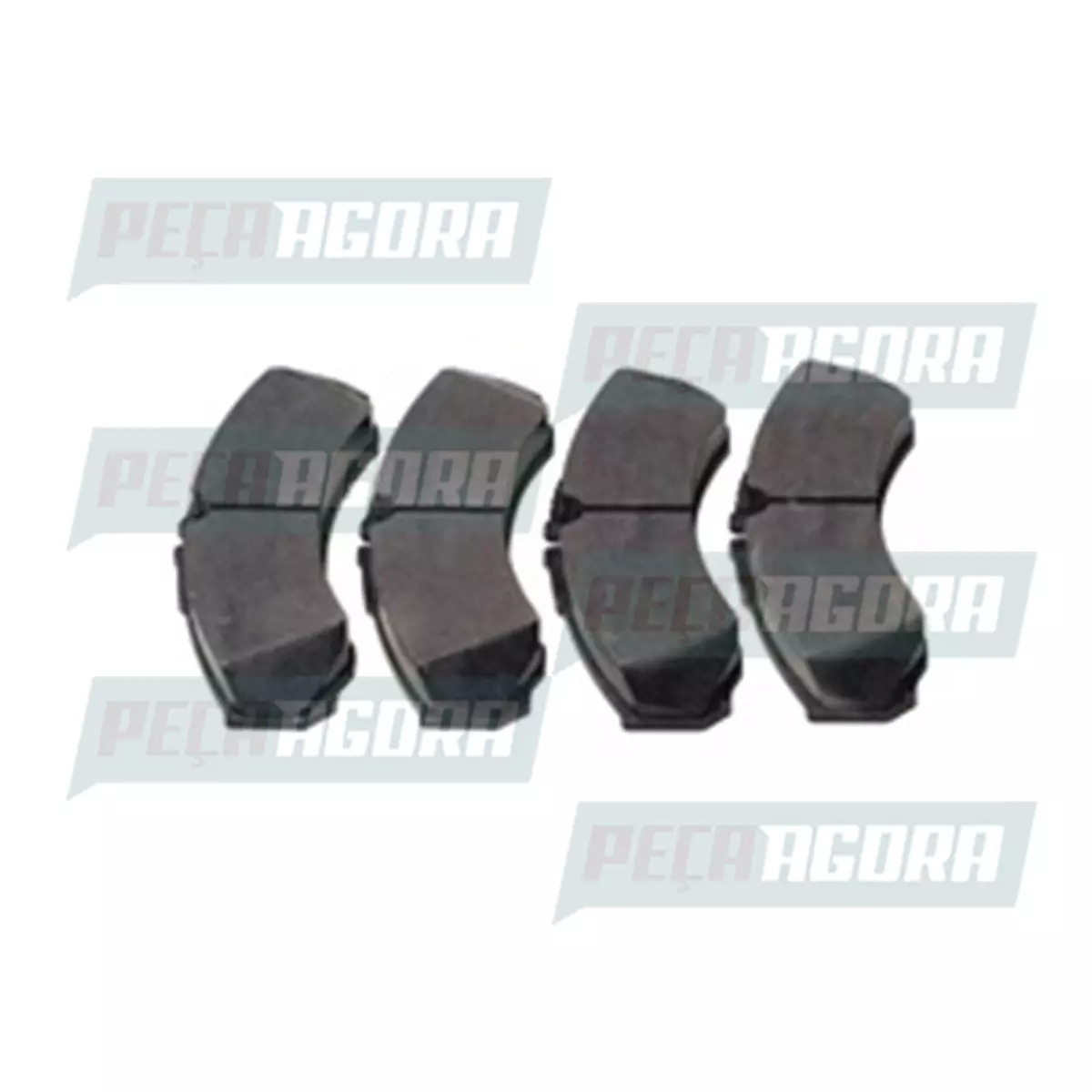 JOGO PASTILHA FREIO DIANTEIRO E TRASEIRO PARA IVECO DAILY 3510 A 5013 ATE 2007 S